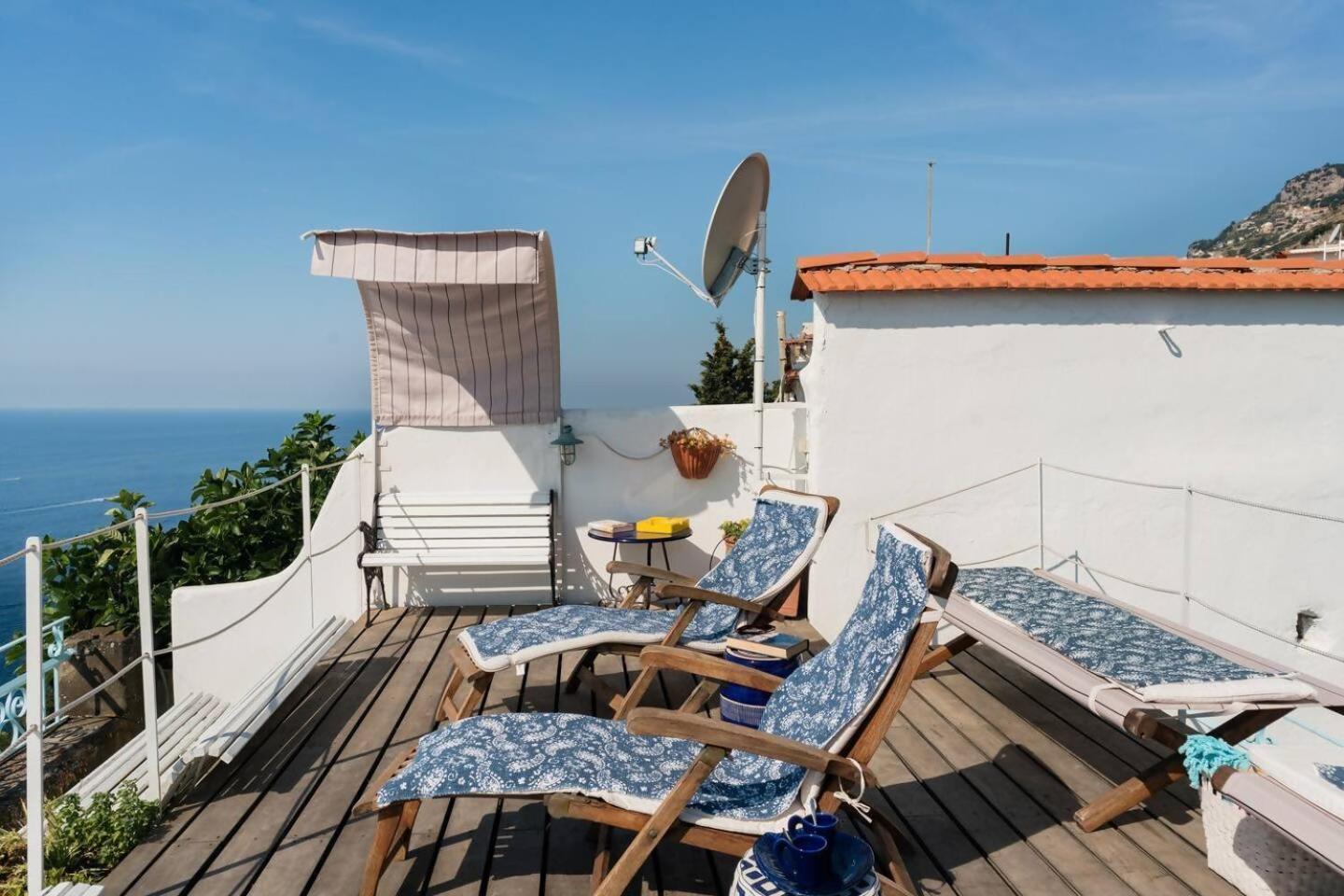 Perla Nel Blu Villa Affacciata Sul Mare コンカ・デイ・マリーニ エクステリア 写真